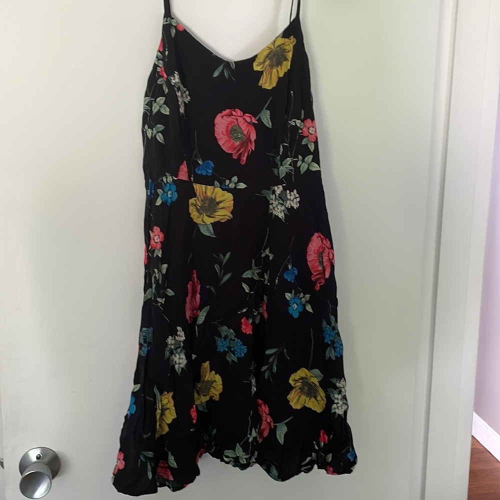 Black Floral Dress